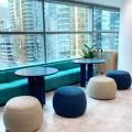 Singlife with AVIVA | Product seen: [Chimo Pouf / Ottoman – Medium & Horg Midback Modular Sofa]